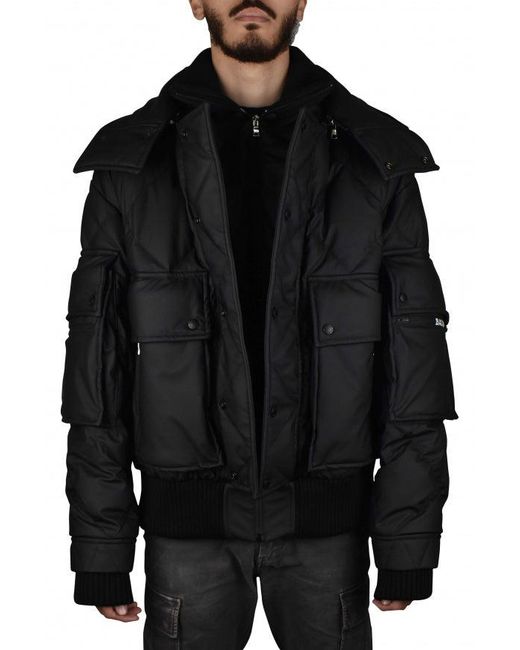 Balmain Black Down Jacket