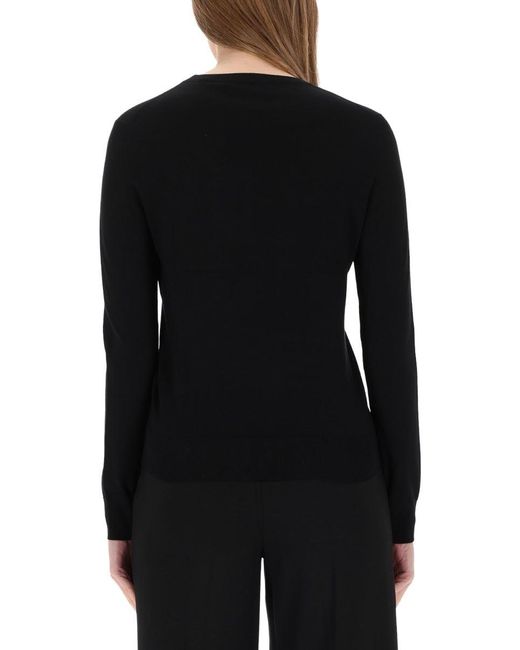 Theory Black Wool Jersey