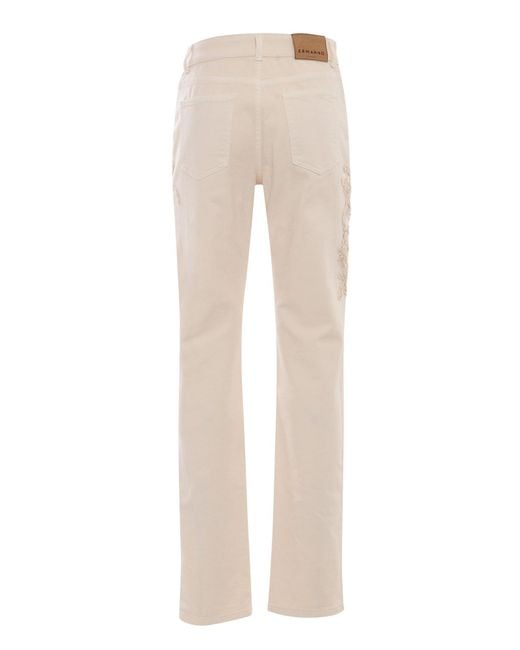 Ermanno Scervino Natural Trousers