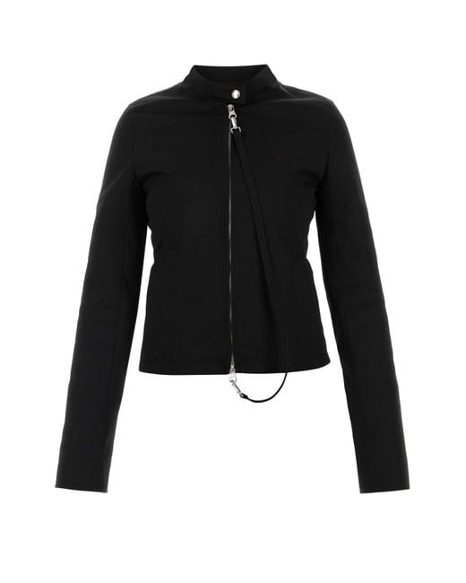 Courreges Black Canvas Jacket