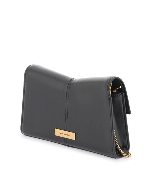 La mini bolso de hombro con billetera de la cadena St. Marc Marc Jacobs de color Black