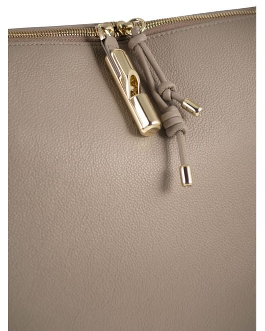 Furla Brown Debby Shoulder Bag M