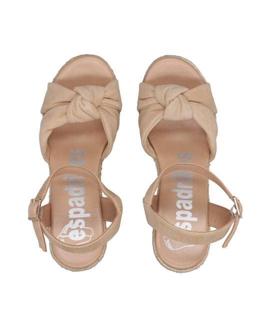 Sandals Camel Espadrilles en coloris Natural