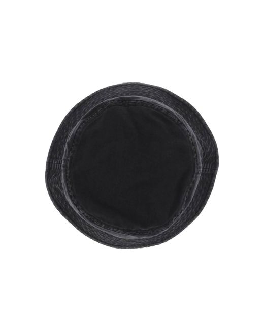Sombrero de cubo de sarga lavado Y-3 de hombre de color Black