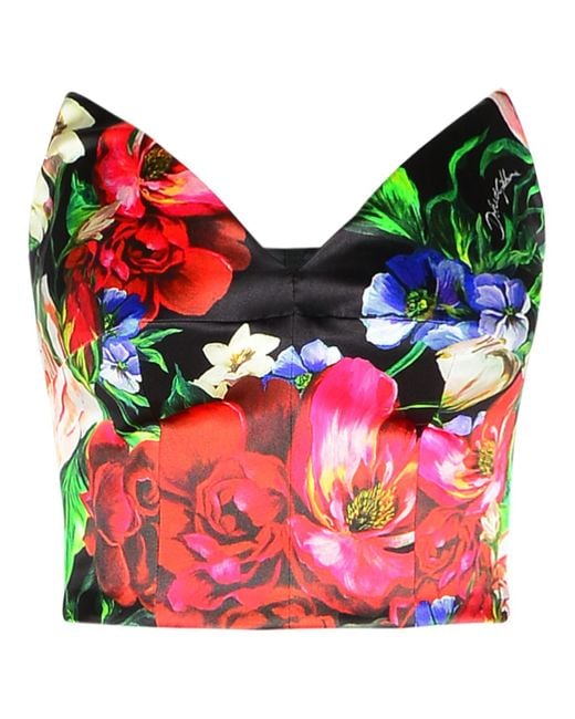 Multicolor Viscose Top Dolce & Gabbana en coloris Red