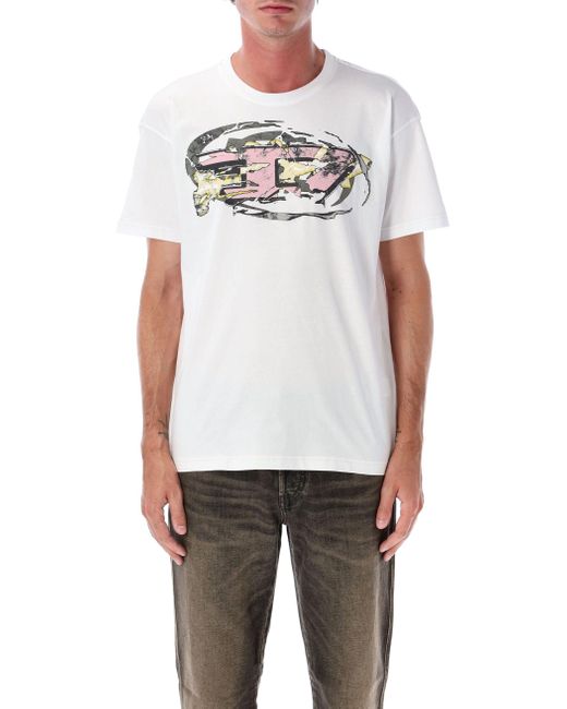 T-shirts et polos blancs DIESEL pour homme en coloris White