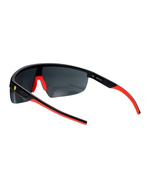 FERRARI SCUDERIA Black Squared Sunglasses 0 Fz6005 U 501/87