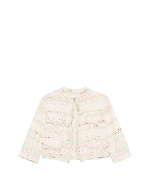 Bye Natural Cotton Blend Short Jacket