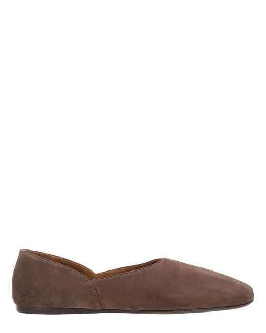 Khaite Brown Jane Flat