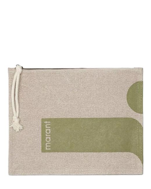 Pochette Isabel Marant de color Natural