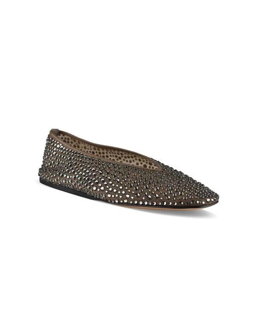 Le Monde Beryl Mary Jane Ballerinas in Brown | Lyst UK
