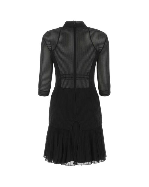 Givenchy Black Stretch Viscose Blend Mini Dress
