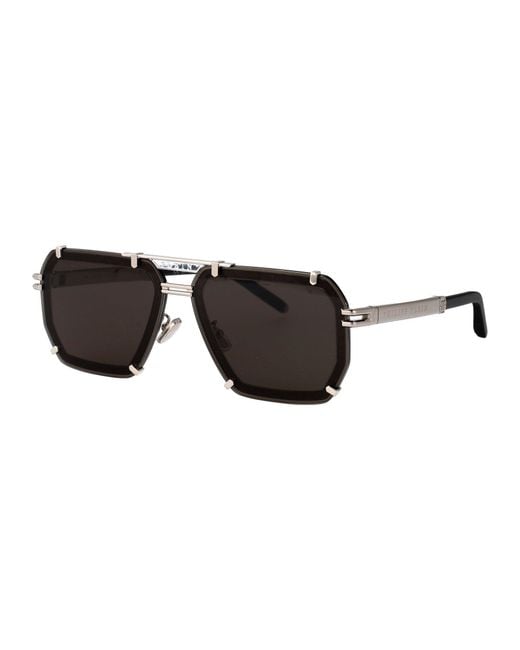 Philipp Plein Black Sunglasses