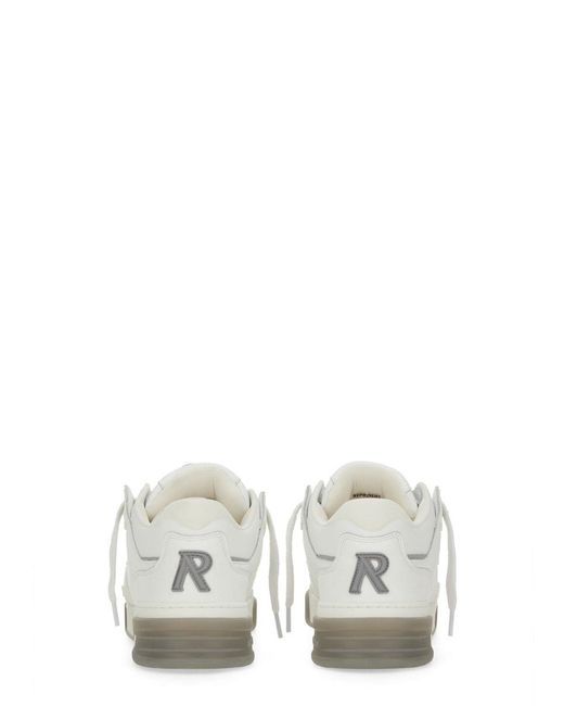 Represent White Solid Studio Sneakers for men