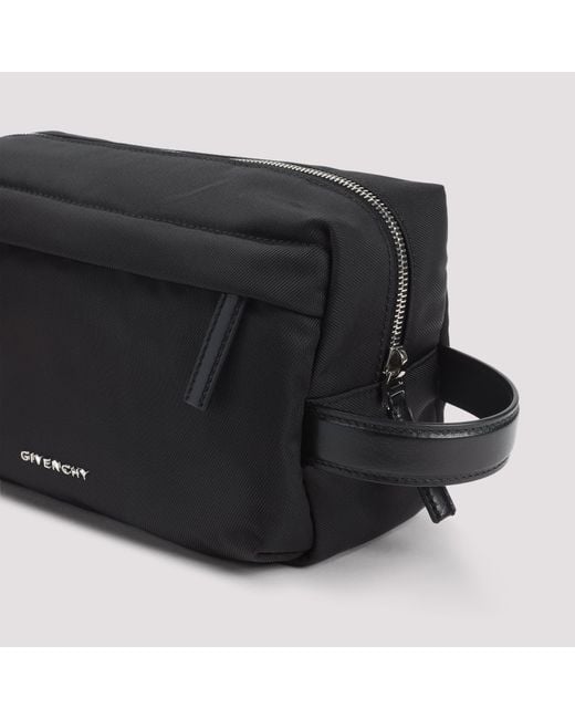Givenchy Black Polyamide Wash Bag