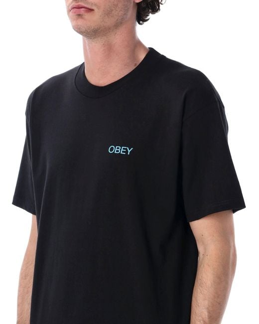 Obey Black T Shirts And Polos for men