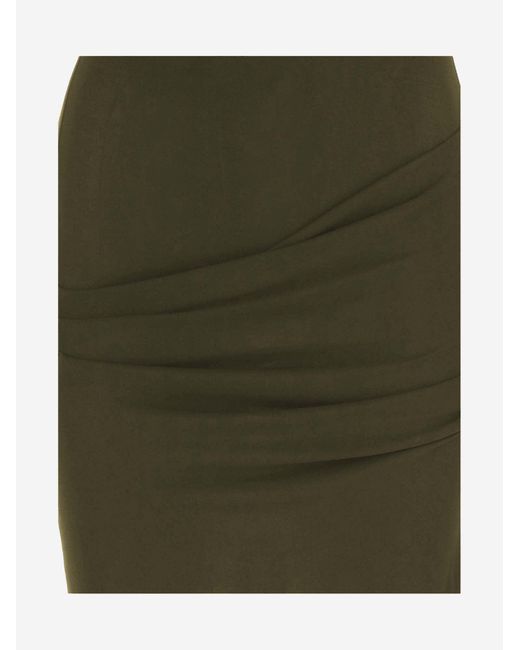 Jacquemus Drapeado Mini-jurk in het Green