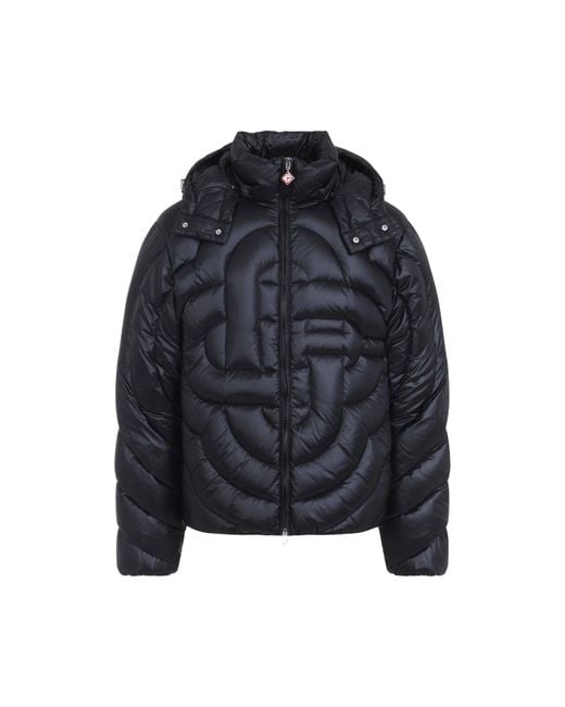 Casablanca Black Quilted Puffer Jacket
