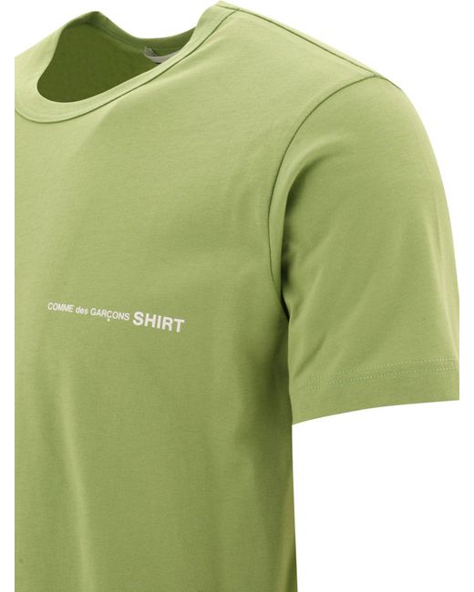 Comme des Garçons T -Shirt mit Logo in Green für Herren