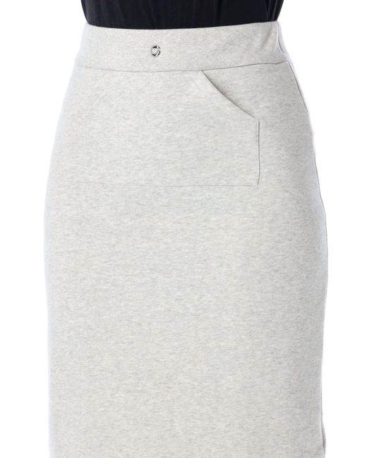 Coperni White Organic Cotton Jogging Skirt