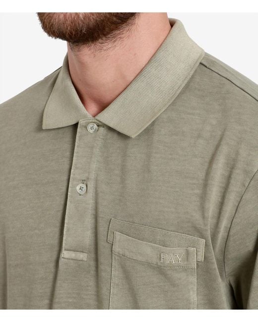 Fay Green T Shirts And Polos for men
