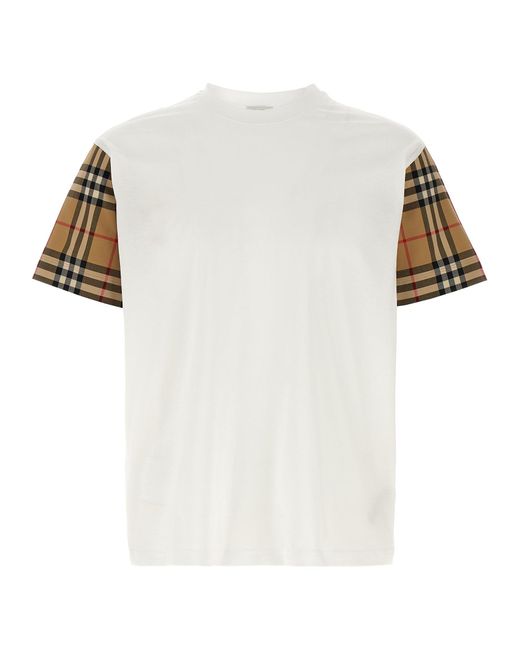 Burberry 'Carrick' T -Shirt in White für Herren