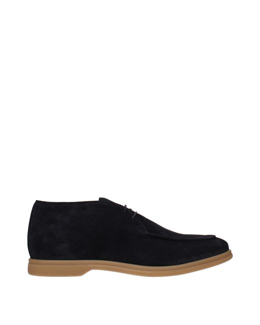 Eleventy Blue Derby Suede/Dark