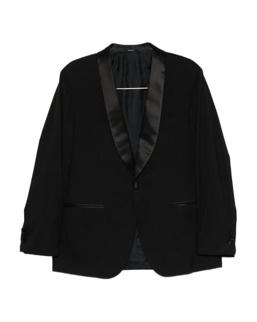 Sartorio Napoli Black Tuxedo Suit