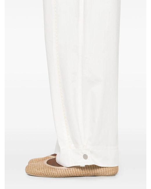 Antik Batik Winna Straight Broek in het White