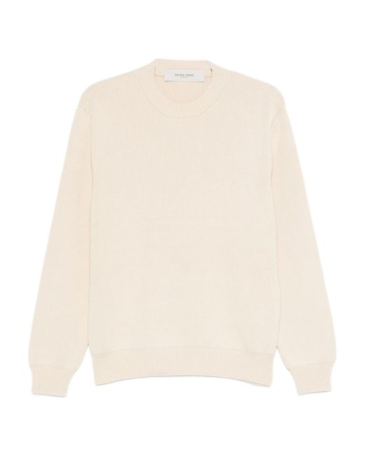 Golden Goose Deluxe Brand White Golden W's Knit Crew Neck Clothing