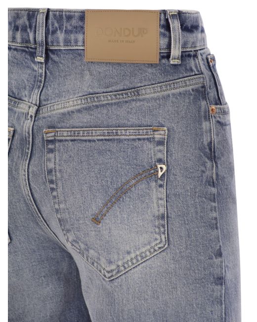 Dondup Blue Pantalone Beatrix Blu