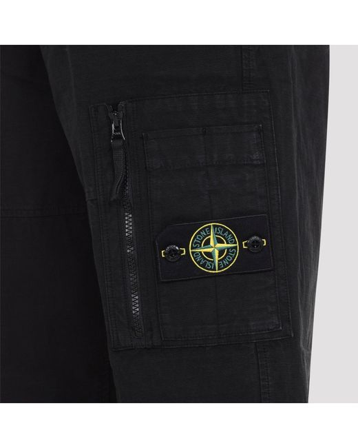 Stone Island Cargobroek in het Black voor heren