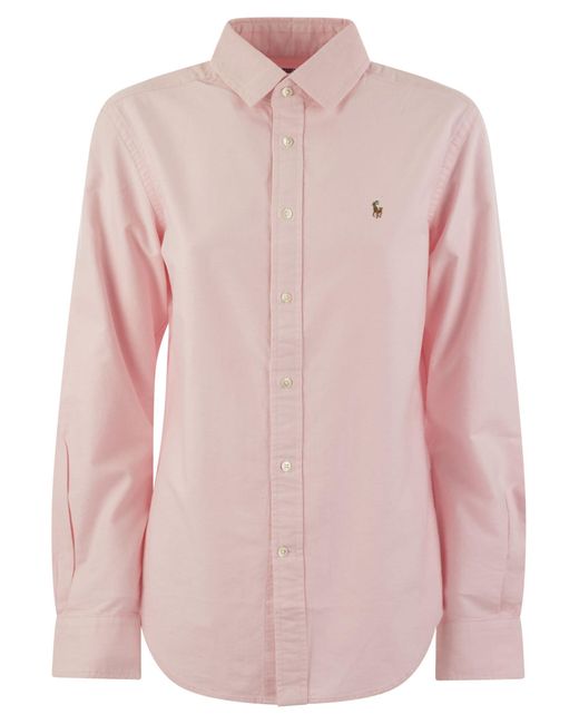 Polo Ralph Lauren Pink Classic Fit Oxford Hemd