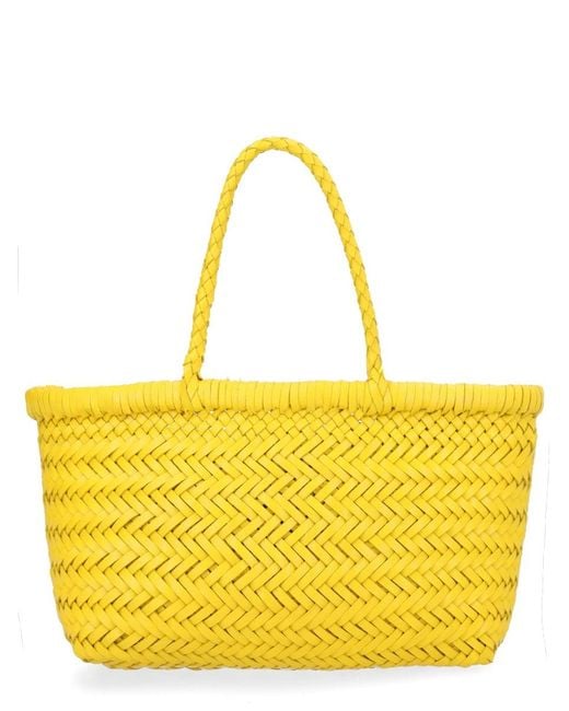 Dragon Diffusion Yellow "flat Gora" Mini Bag