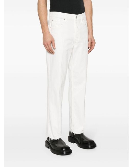 Lanvin White Straight-leg Jeans for men
