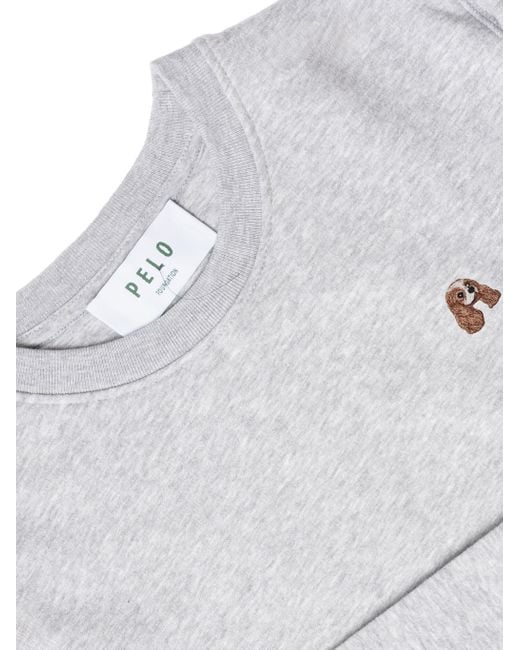 PELO FOUNDATION Sweatshirt in het Gray voor heren