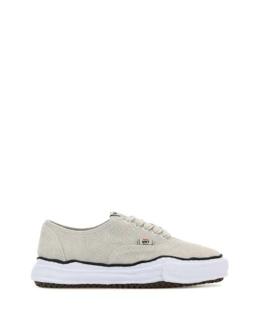 Maison Mihara Yasuhiro White Sand Fabric Sneaker for men
