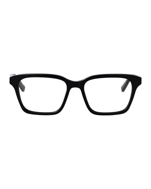 McQueen Black Round Optical Am0568 O 007
