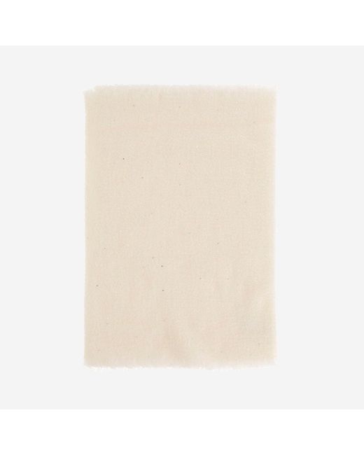 Faliero Sarti Natural Altea Wolle Mischschal mit Pailletten