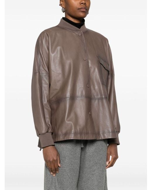 Emporio Armani Brown Jackets Dove