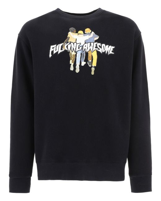 Fucking Awesome Blue The Kids All Right Sweatshirt for men