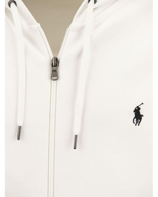 Polo Ralph Lauren Kapuzen -Sweatshirt in White für Herren