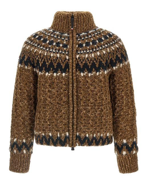 Moncler Brown 'Indren' Down Jacket for men