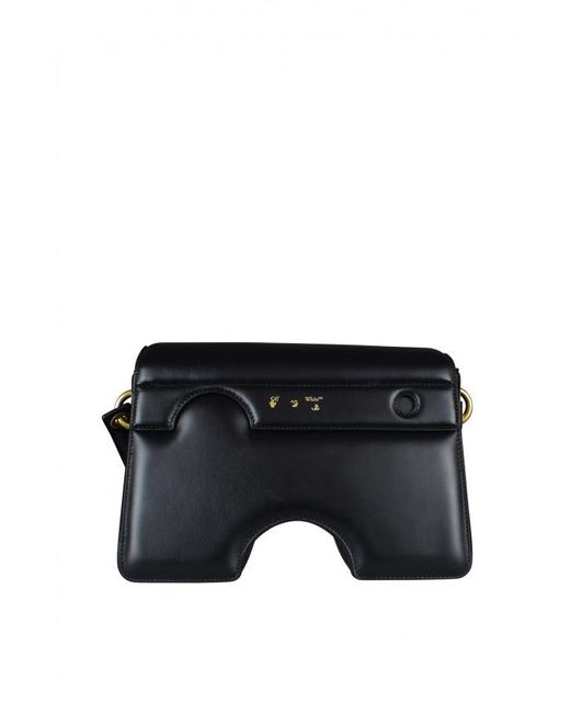 Off-White c/o Virgil Abloh Black Large Shoulder Bag Burrow 22