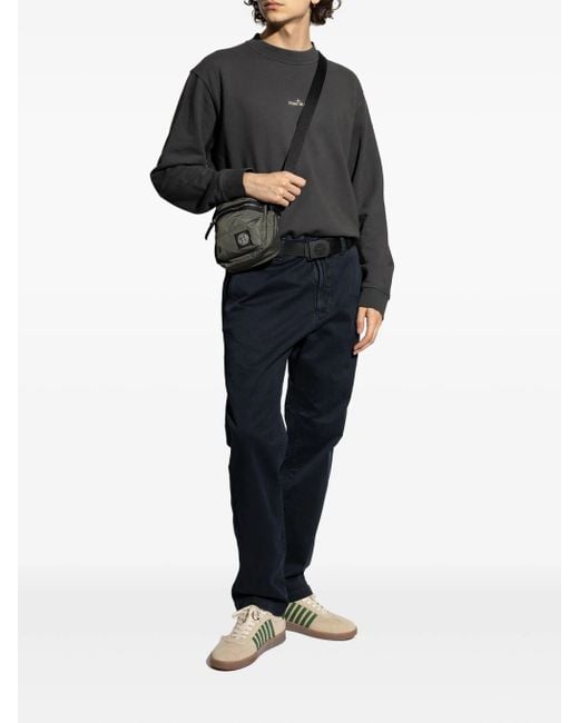 Stone Island Blue 'Cotton' Sweatshirt for men