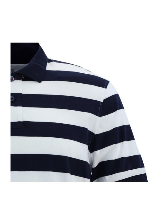 Brunello Cucinelli Polo T -Shirt in Blue für Herren