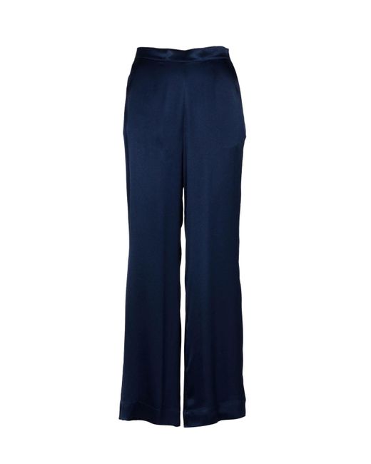 Semicouture Blue Halbbluthose blau