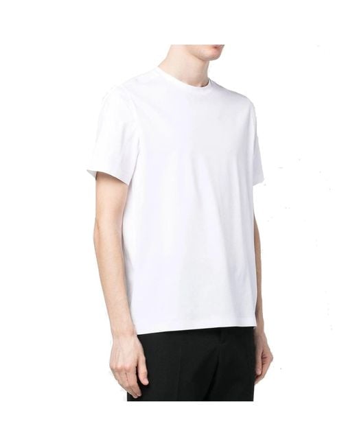Herno White Cotton Blend T Shirt