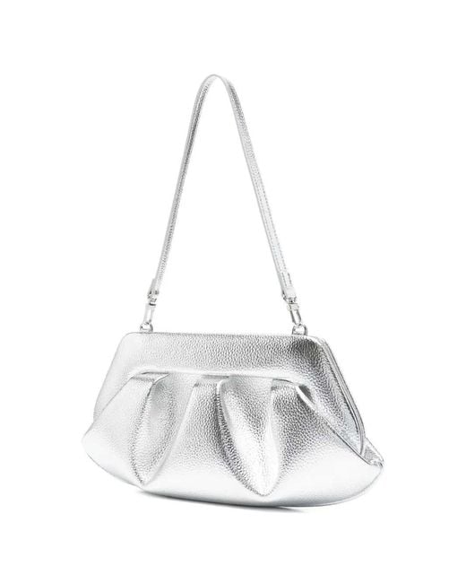 THEMOIRÈ Metallic Gea Laminated Clutch