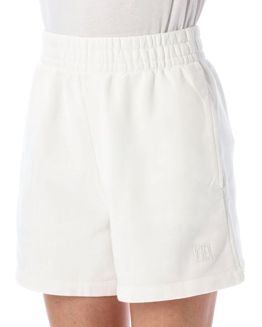 Shorts beige Anine Bing de color White
